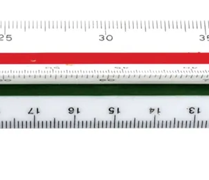 FOSKA Triangular Scale Ruler
