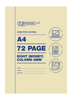 FREEDOM 8 Column Creditor Journal 72pg