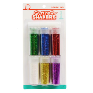 K BRAND Glitter Shakers 6 Colour + Glue