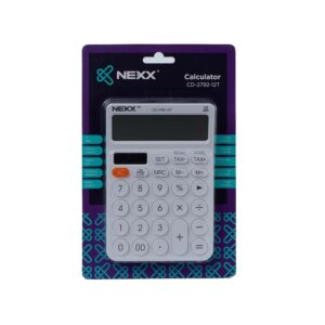NEXX CD2792 12 Digit Desktop Calculator Bright White