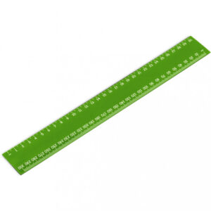 NEXX Coloured Shatterproof Ruler Bright Lime Green 30cm