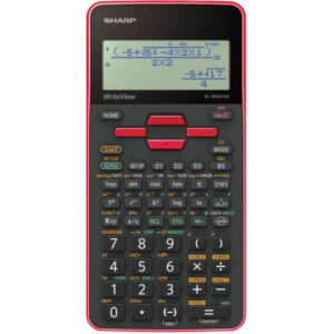 SHARP EL-W535 WriteView Scientific Calculator Red
